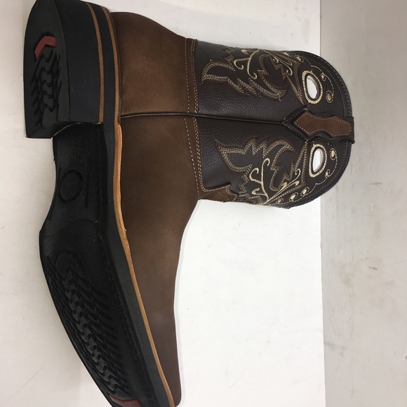 Women’s Rodeo SquareToe Brown Boot Bota Rodeo Dama - Picture 6 of 8